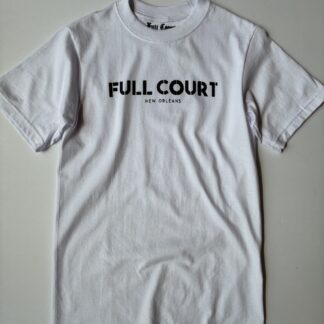 FULL COURT New Orleans Tee (White/Black)